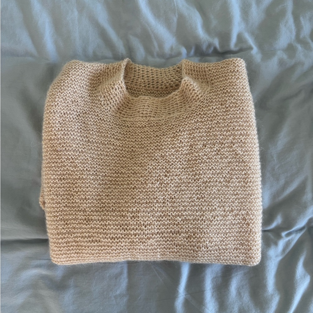 Cozy Knit Sweater in Beige